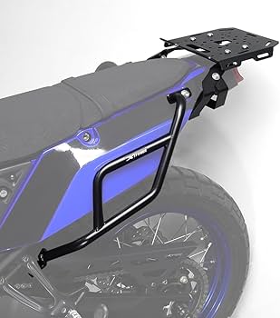 Amazon.com: Xitomer Motorcycle Top Luggage Rack and Crash Bars Fit