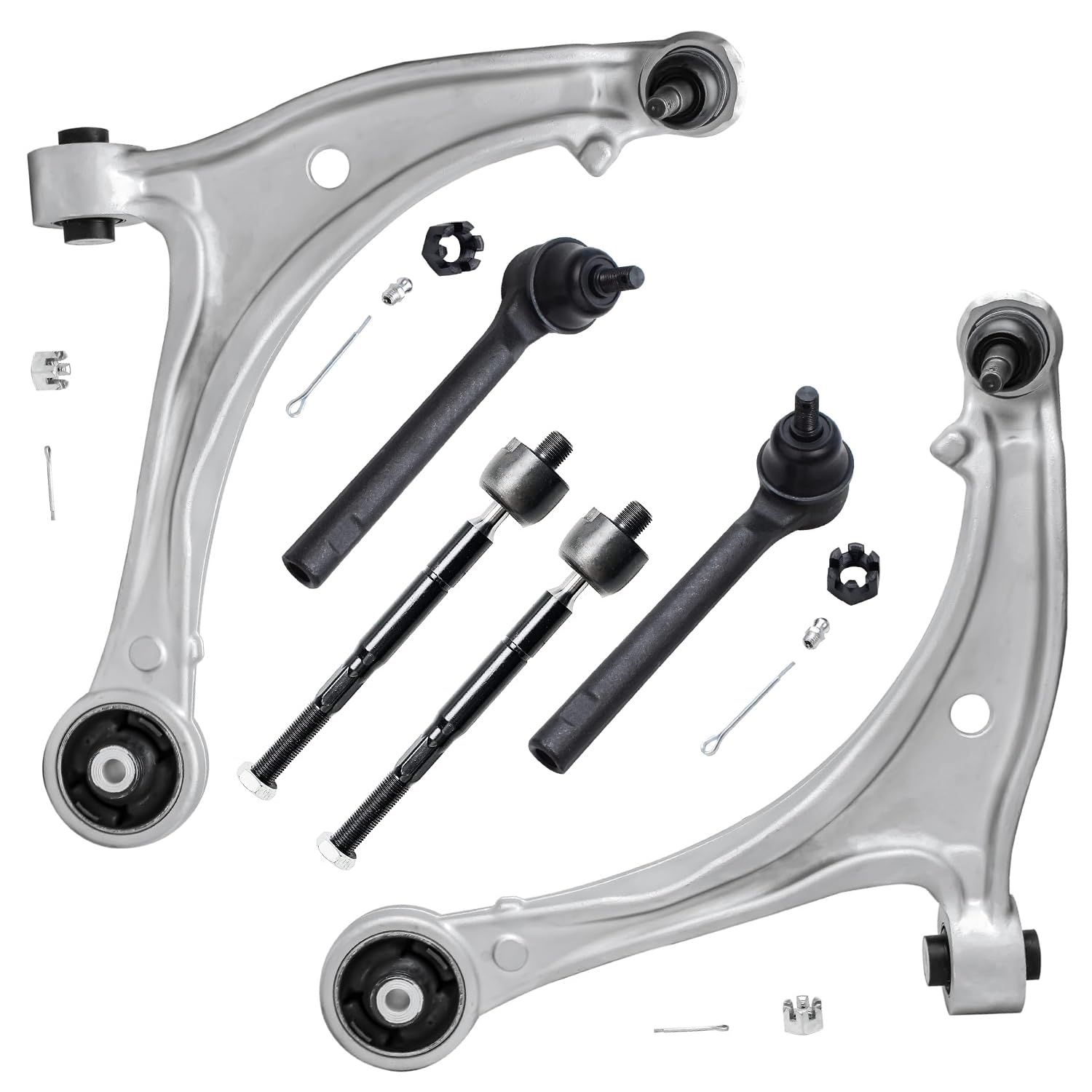 Detroit Axle - 6pc Front End Control Arms Kit for 2005-2010 Honda Odyssey 2
