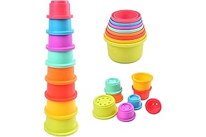 Baby Stacking Nesting Cups Toys: Engaging Montessori Wonders for Curious Toddlers