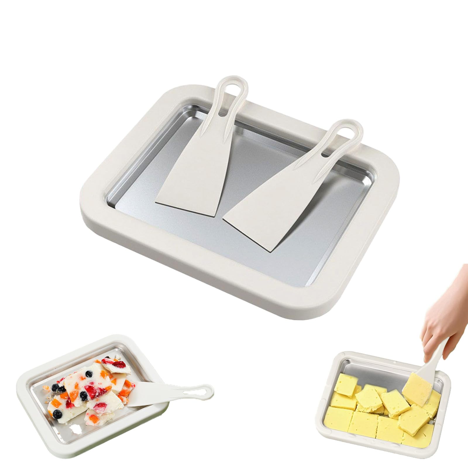 Rolled Ice Cream Maker Machine for Home Soft Serve Frozen Yogurt Maker Easy to Use Ice Cream Maker