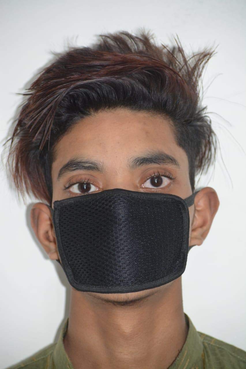Crawl'in Reusable Anti Pollution Mask/Cotton Mouth Nose Cover Unisex Anti-pollution & Dust Mask (1) 3