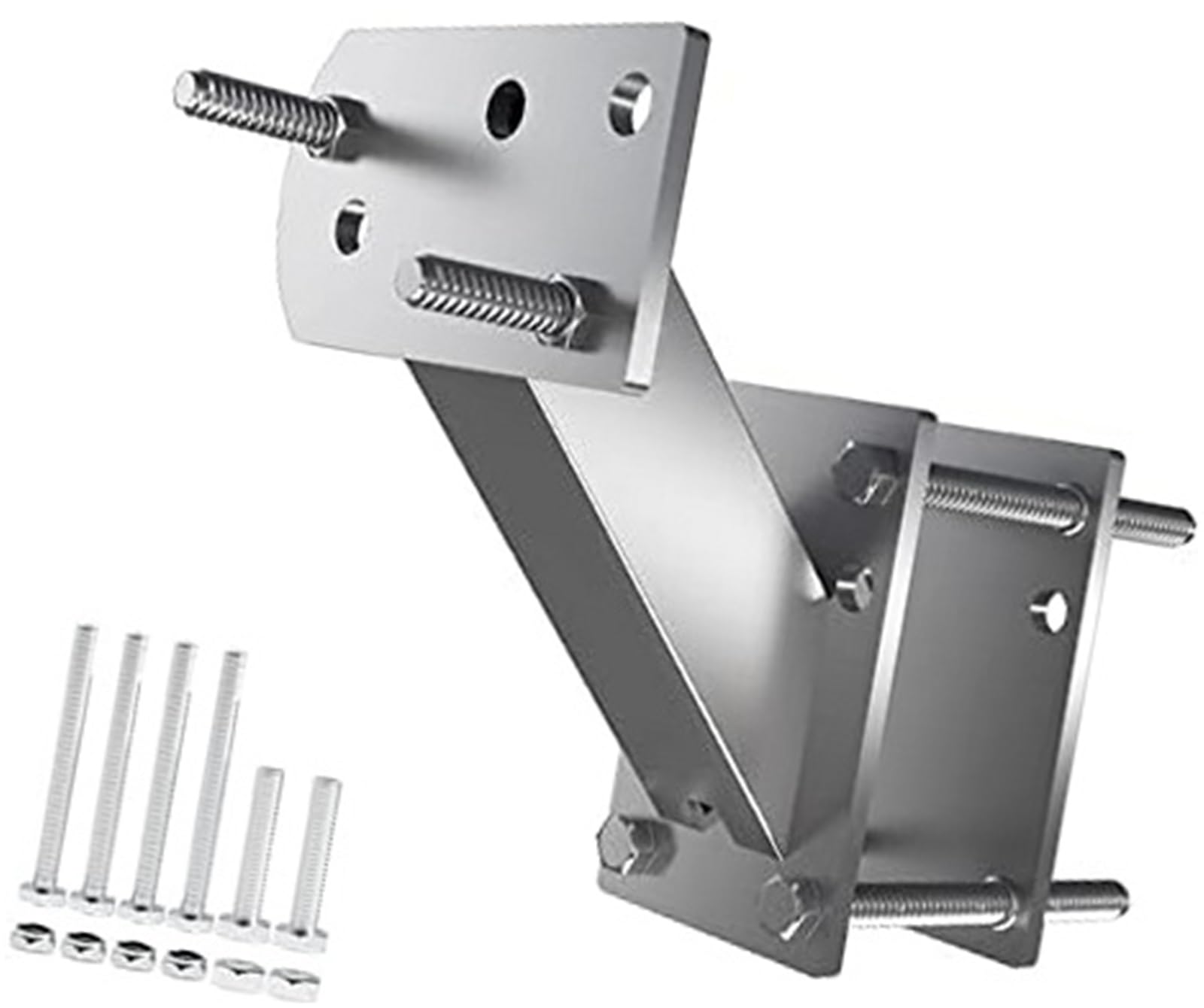Huvnexa One Color Spare Tyre Carrier Plate Spare Tire Mount Bracket, For Trailer 120Lbs Weight Capacity, For Most 4 5 Lugs Wheels On 3.94 4.25 And 4.72