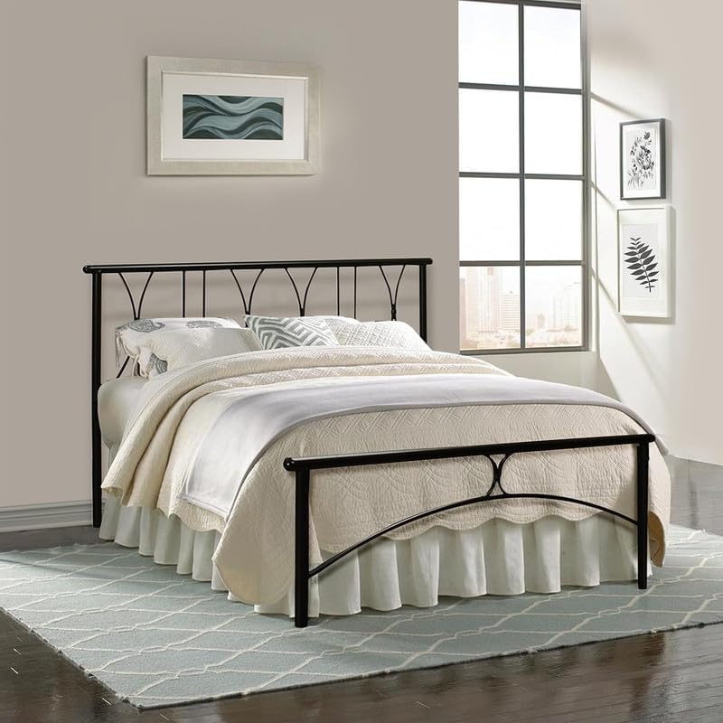 Image of Single Size Bed Without Mattress (Aiden) - Irin Metal Bed Frame, Durable & Stylish Palang for Bedroom, Easy Assembly, Space-Saving Solution, Perfect for Kids, Teens & Small Spaces