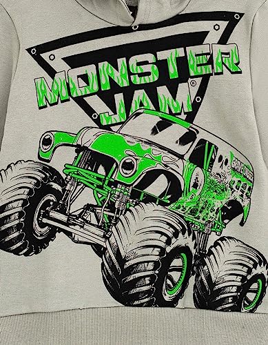 Image of Monster Jam Boys' Graphic Fleece Hoodie and Jogger Set Toddler to Big Kid