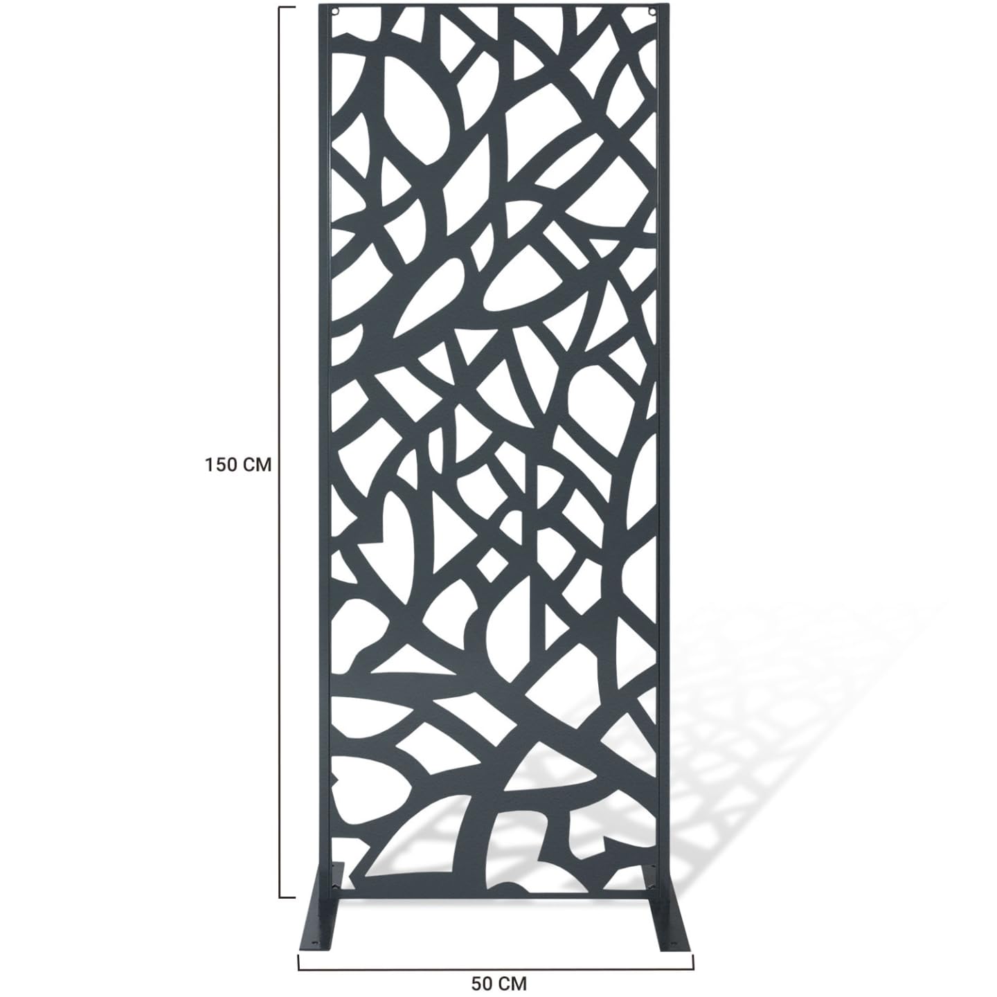IDMarket - Universelles dekoratives Panel 150 x 50 cm USAK grau