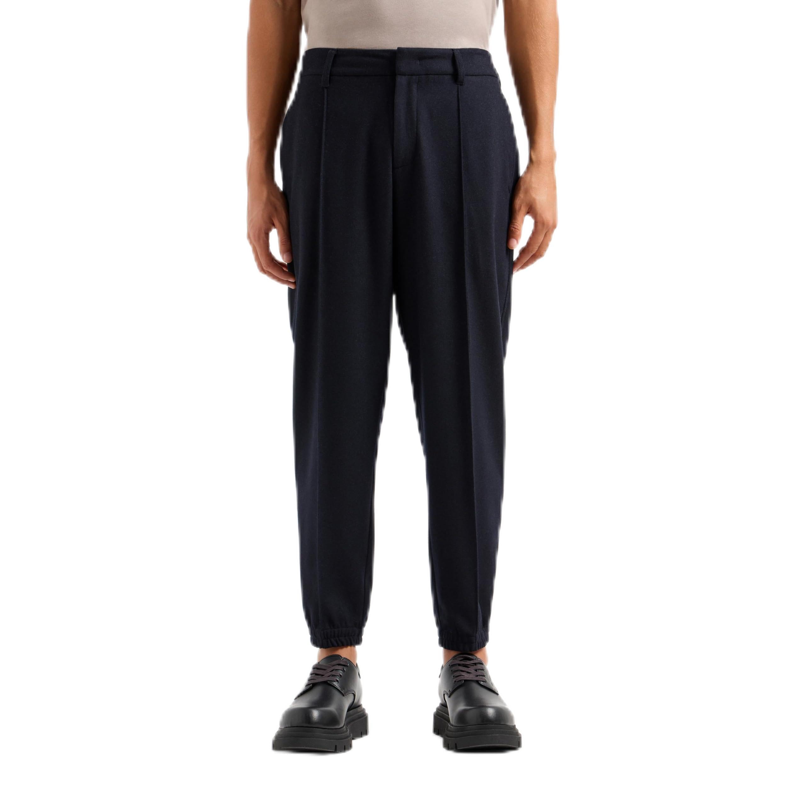 Armani Exchange Mens Wool Mix Trouser
