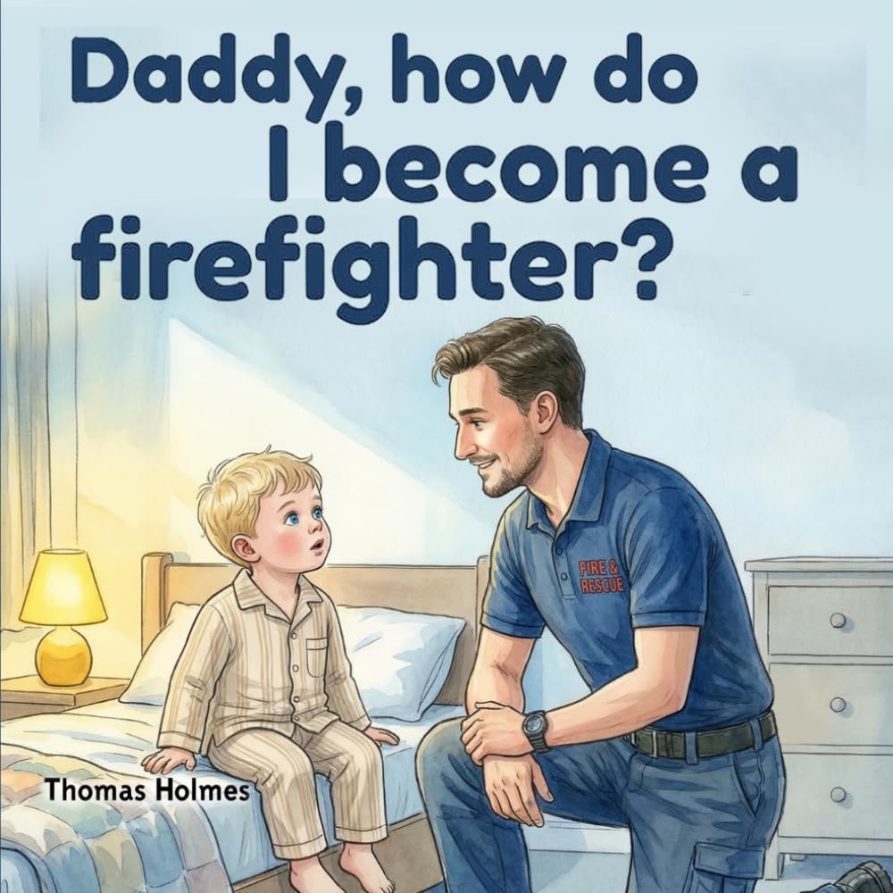 Daddy, how do I become a firefighter?