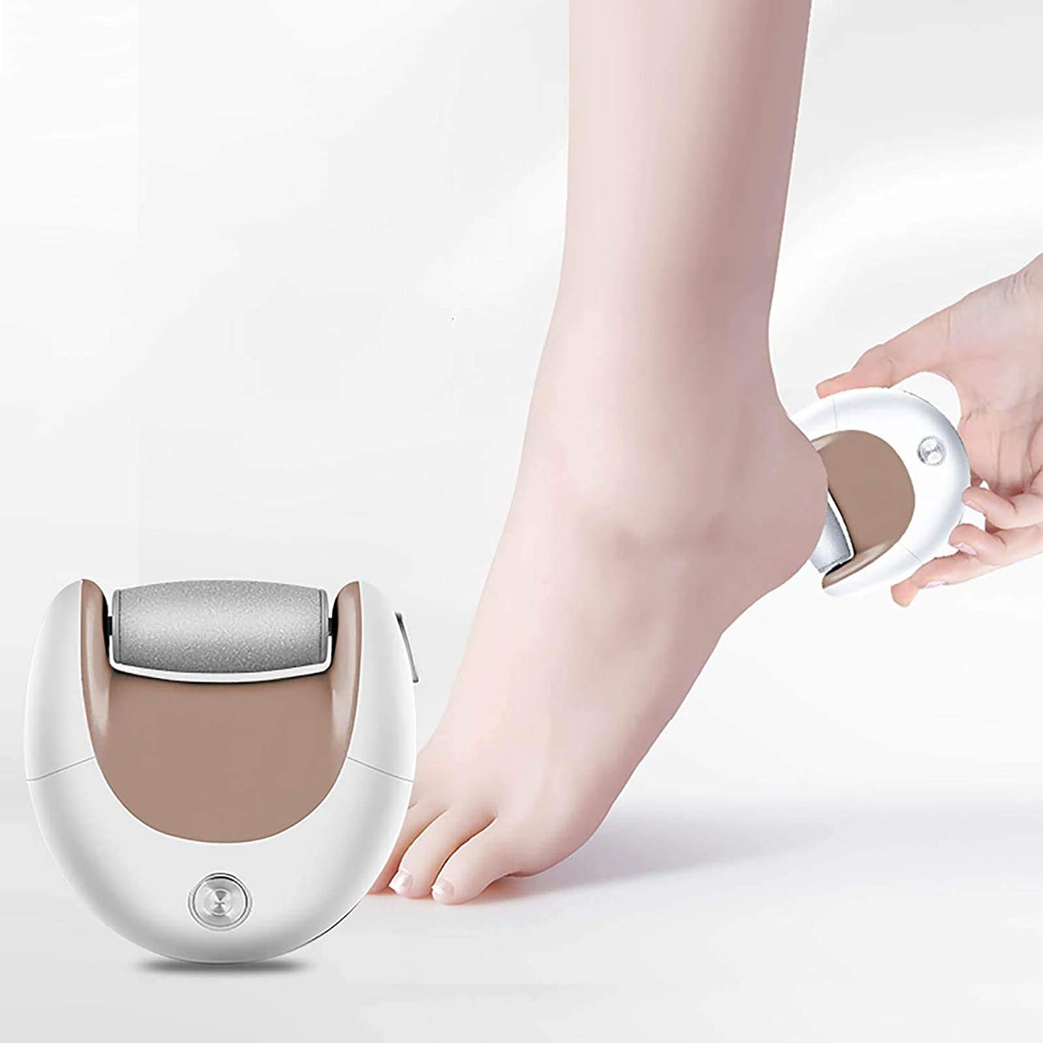 Removedor de Callus para los pies Electronic File Pedicure Herramientas de pedicura con 2 Cabezales de molienda Profesional Electric Dry Dut Hard Skin Skin Smally Kit con Mojado
