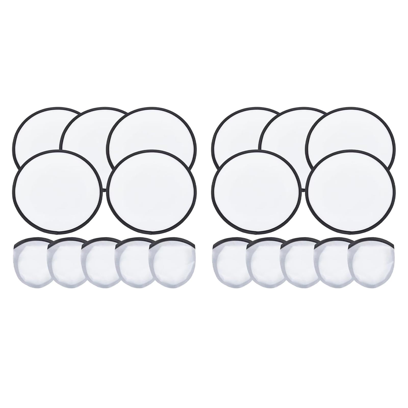 Enakshi 10 Pieces Foldable Flying Disc Fans Fun DIY for Travel Festival Party Favors White|Clothing, Shoes & Accessories|Vintage|Vintage Accessories |Package Includes:10 Folding Fans (with)-image-46