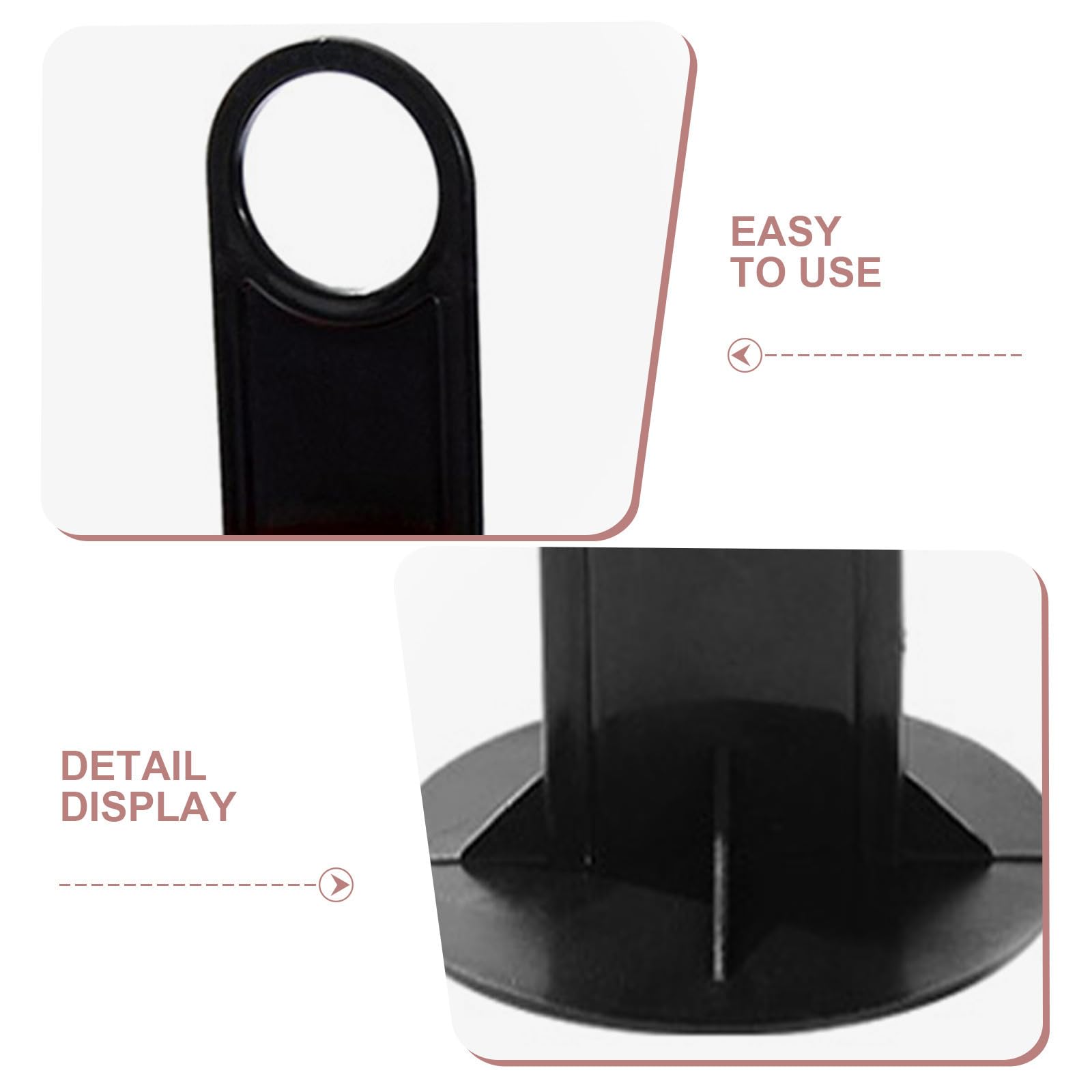 PACKOVE 5pièces Support Disques de Marquage PP pour Entraînement de Football avec Poignée Accessoire pour Cônes de Foot Rangement Facile des Disques de Signalisation