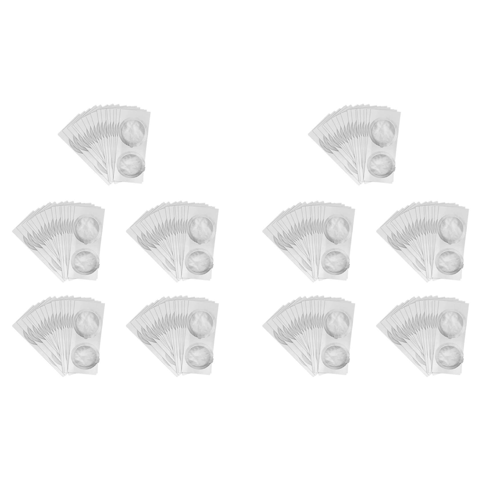 Hndhbfgrt 1000PCS 62MM Disposable Coffee Capsule Seals Foils Cream Foam Coffee Filter Lid Sticker for Vertuo