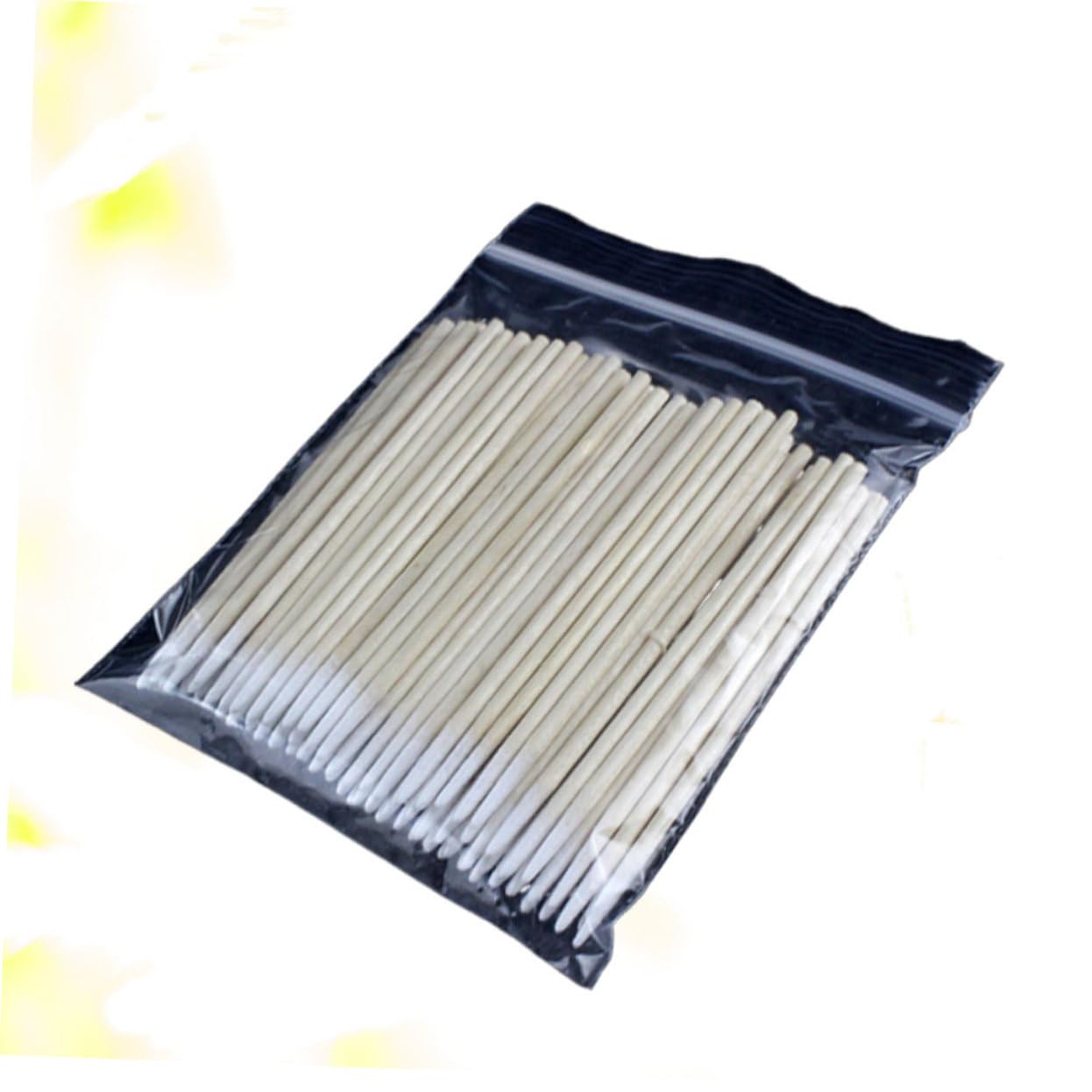Housoutil 1800 Stück Wattestäbchen makyaj seti holzstäbchen make up tools tupfer Holzstock wooden sticks mit Baumwollspitze bambusstäbe 10cm Kapok-Stick Tattoo-Zubehör Hölzern