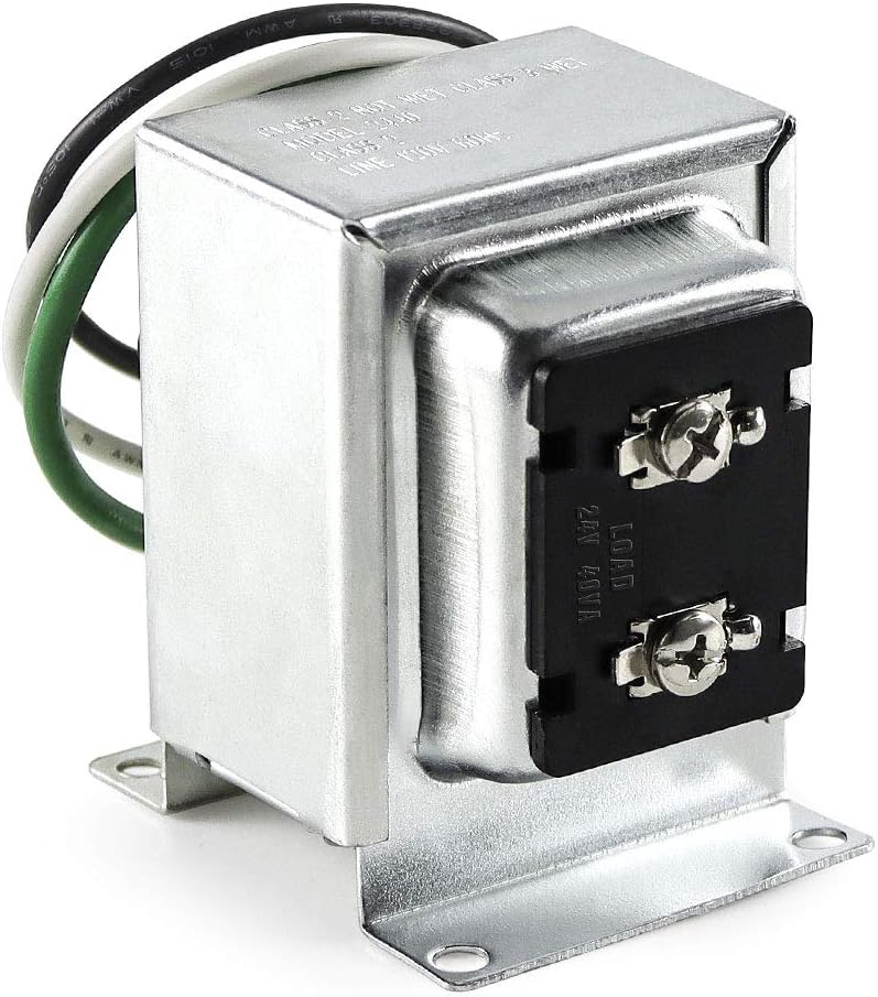 Cenipar Doorbell Transformer 24V 40VA Compatible with Ring Doorbell - - 