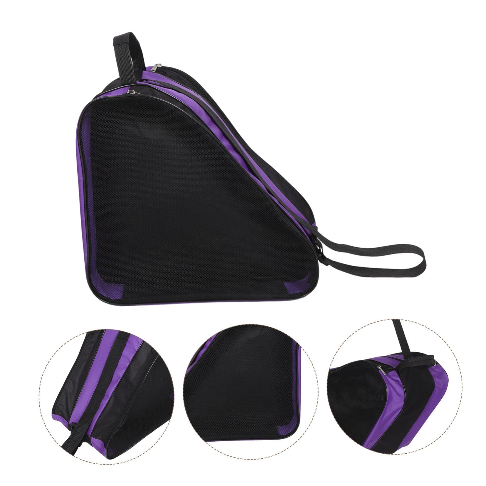 Toddmomy 2pezzi Borsa Per Pattini Da Ghiaccio Per Ragazze Grande Capacità Con Scomparti Multipli Leggera e Portatile Per Pattinaggio Artistico e Trasporto Di Attrezzatura