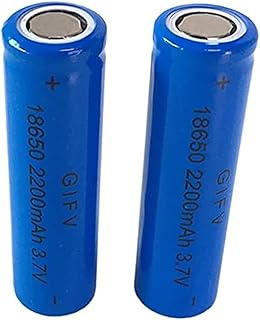 Rechargeable Battery 18650 Blue 2200mah (Flat Head 2 Boxes) 2 2pcs Battery 18650 2200mah Lifepo4 Rechargeable High Performance Batteries
