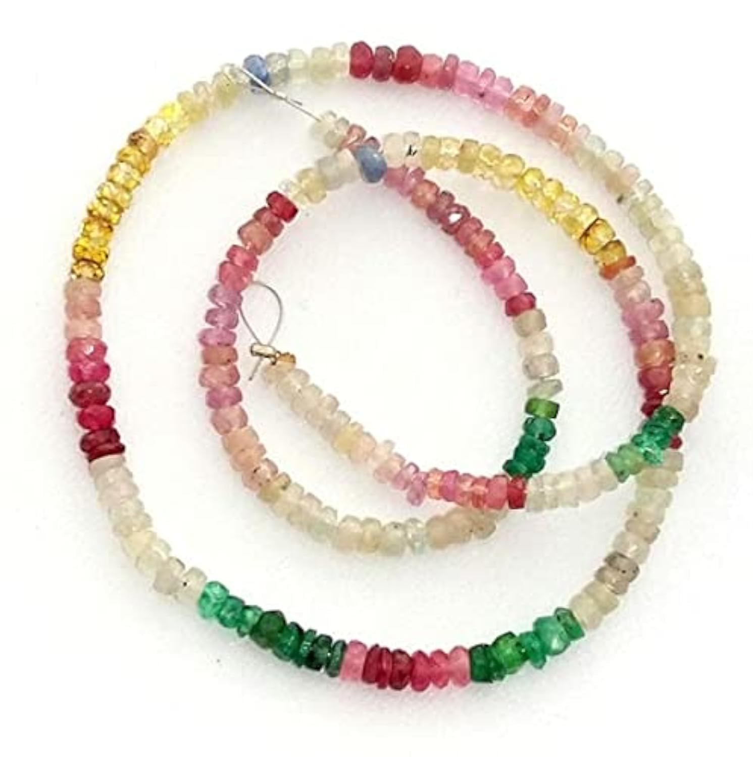 Saphir multicolore perles facettées pour fabriquer vos propres bijoux d'été bohèmes chic