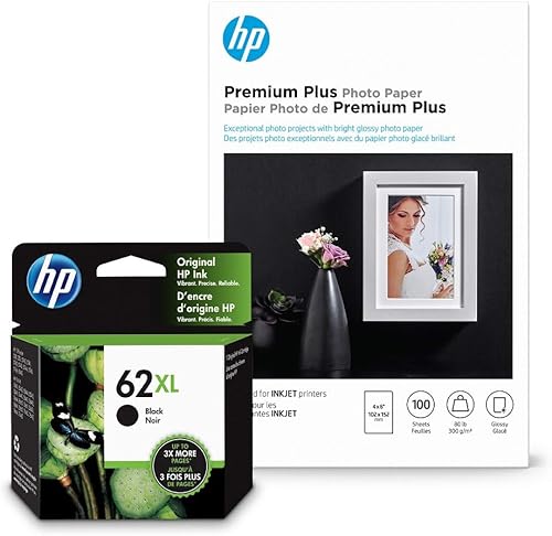 Vista 17 de Cartucho de tinta original HP 62 X L Negro, para papel (C2P05AN)