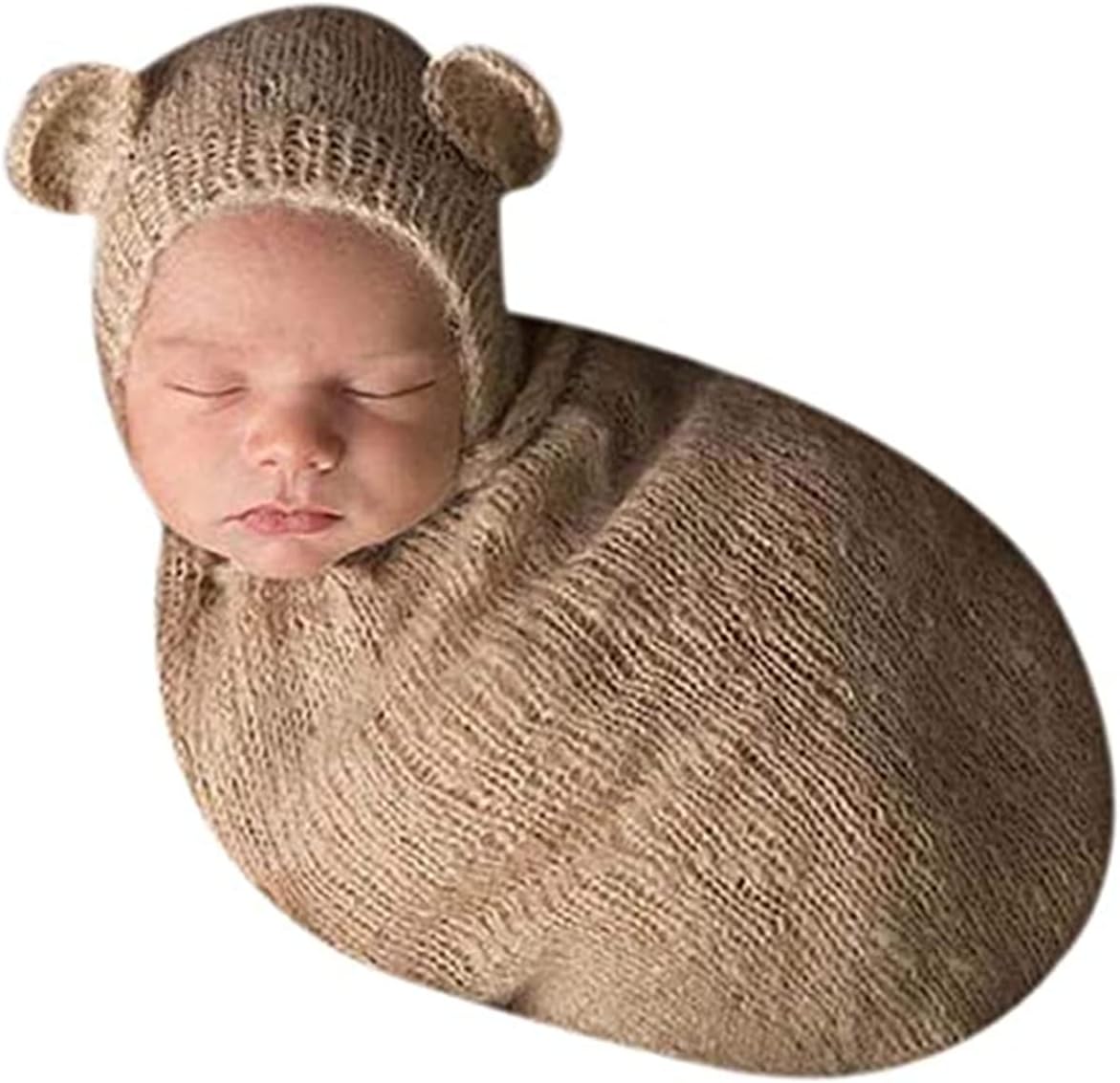Newborn Baby Photography Props Boy Girl Crochet Costume Hat Sleeping Bag