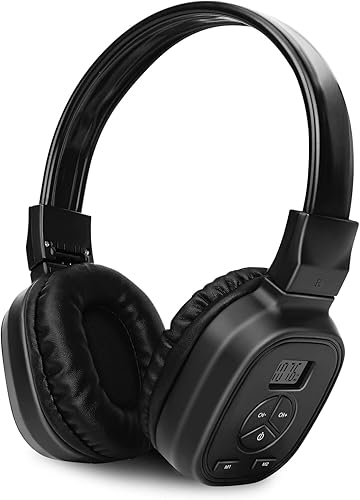 Auriculares digitales portátiles de radio FM personales con la mejor recepción 2 pilas AAA auriculares inalámbricos con radio integrada para caminar