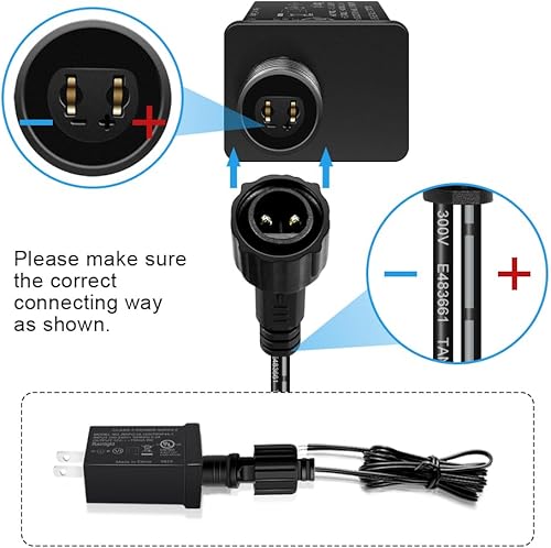 Miniatura 6 de Fuente de alimentación LED de transformador LED clase 2 de 12 V, 9 W, IP44, impermeable, transformador de bajo voltaje, enchufe de EE. UU. para luz