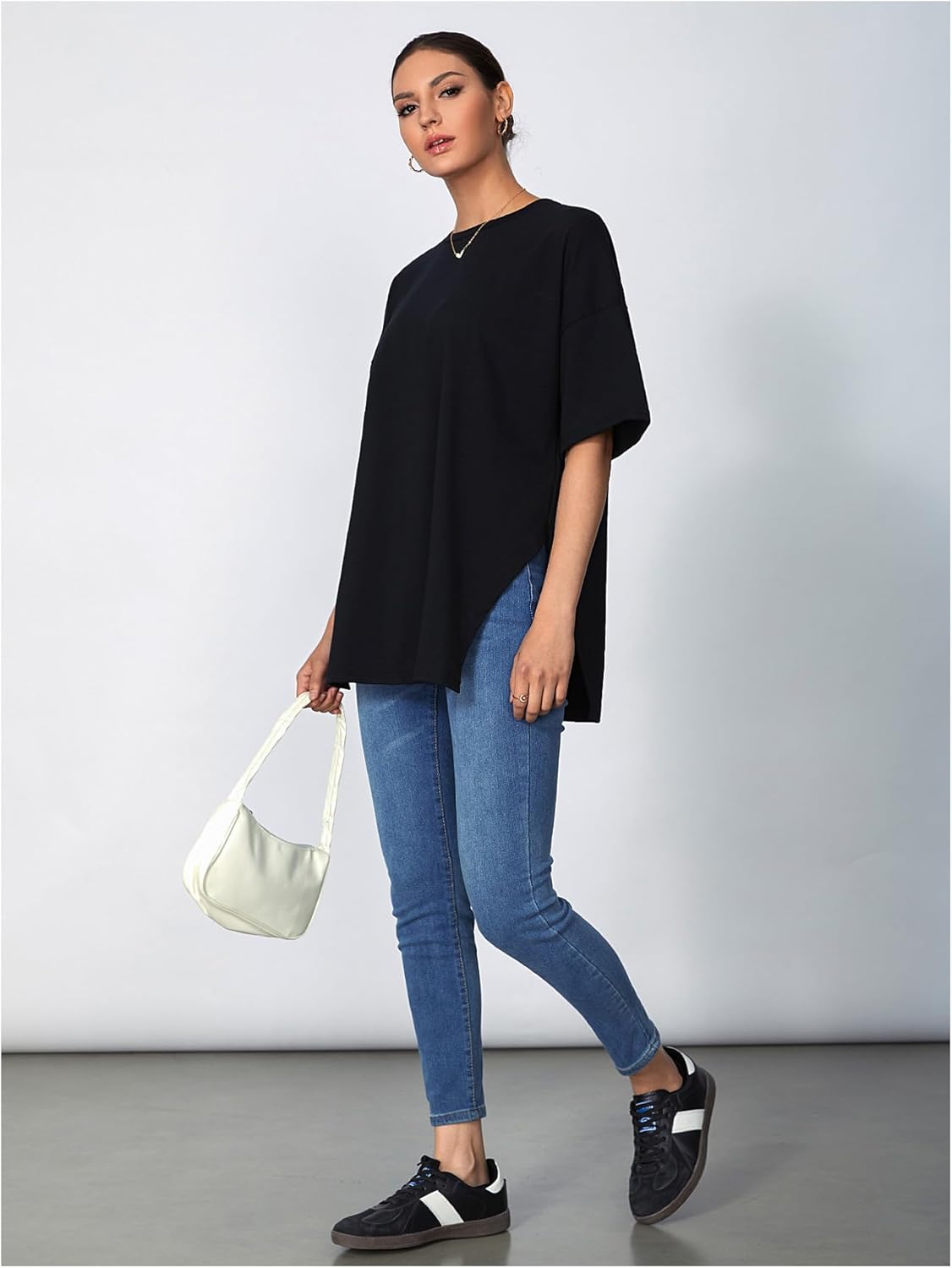 Floerns Women's Casual Basic Short Sleeve Loose T-Shirt Tee Tops - Image 5