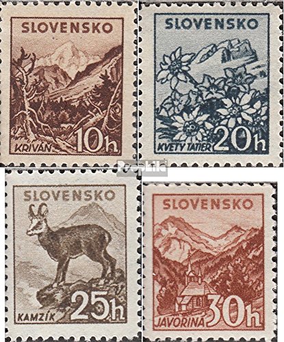 Prophila Collection Slovacchia Michel.-No..: 72X-75X (Completa Edizione) Senza Filigrana 1940 Francobolli (Francobolli per i Collezionisti) Altri mammiferi