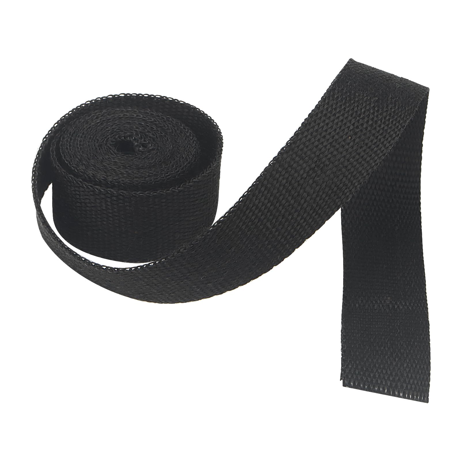 2 Benda Termica per Scarico Marmitta, con 10 Fascette in acciaio inox, Nastro Termico Isolante in Fibra di Vetro, per Tubi di Scarico Vano Motore, Auto e Moto, 5 m x 50 mm, nero