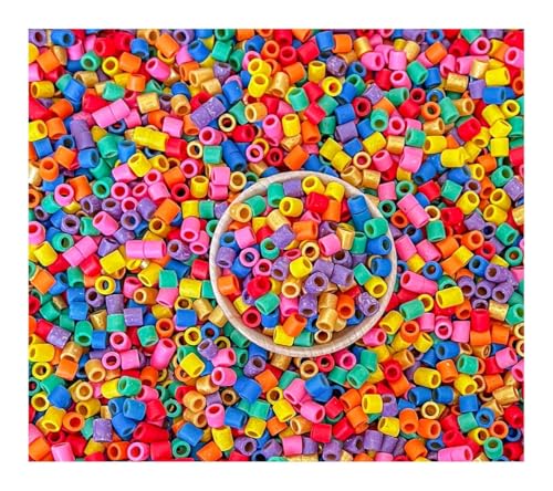 Image of 2 Cups of Rainbow Ditalini Pasta Sensory Bin Filler For Sensory Table