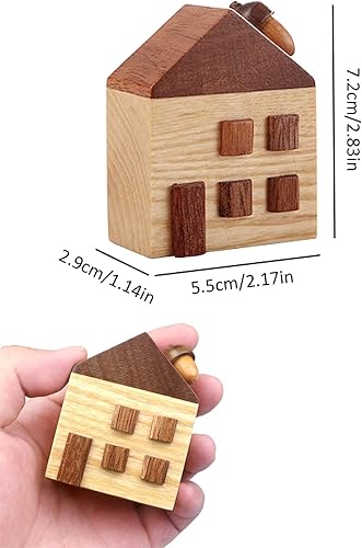 Miniatura 5 de Sinzyo Caja de música cálida para casa, cajas musicales vintage, regalo para cumpleaños, día de San Valentín, Navidad, melodía, luz de luna, densetsu