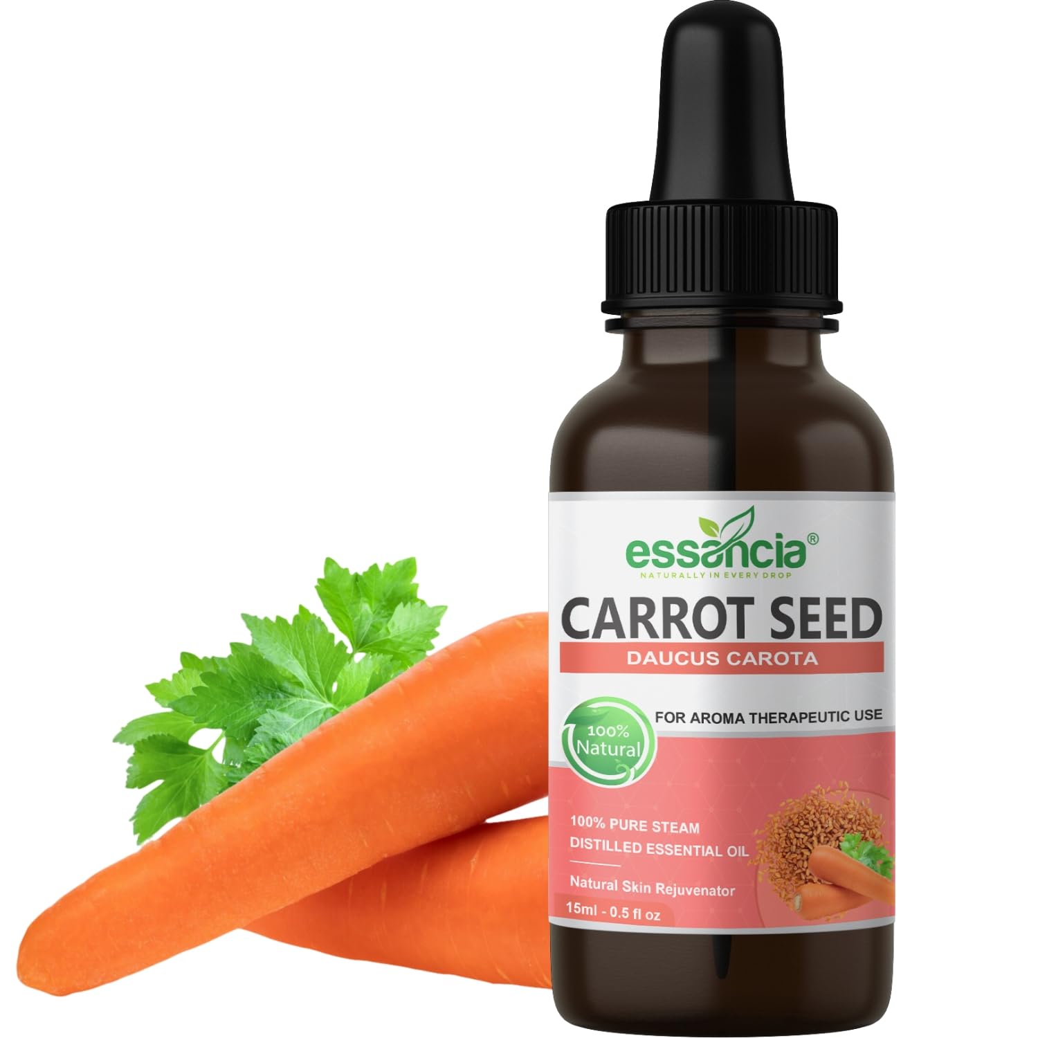 Carrot Seed Essential Oil, 15ml, 100% Pure Natural for Skin Care and Aromatherapy (15 ML)-image-15
