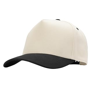 Vintage Trendy Trucker Hat, Structured 5-Panel Snapback Hat, Adjustable Cotton Solid or 2-Tone Baseball Cap Men Women - Amazon product rated Grade A