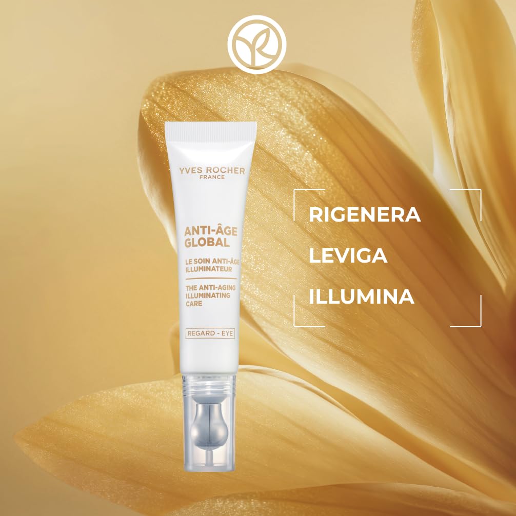 Yves Rocher Anti-Âge Global Contorno Occhi Illuminante Antirughe 15ml