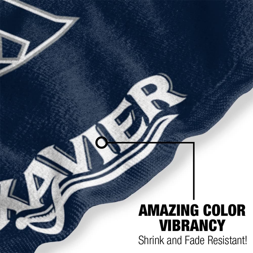 LOGOVISION Xavier University Beach Towel/Bath Towel, 30"x60" Logo Pattern