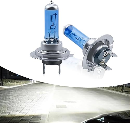 UGSHY 2 bombillas LED H7, foco de luz baja de 6000 K, blanco frío, 12 V, 100 W, haz alto de luz baja, luz antiniebla, kit de conversión LED súper