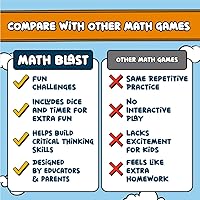 Vista 6 de Math Blast! Cool Math Games for Kids 8-12 - Fun Educational Mental Math Game for Home & Classroom - Practice Math The Fun Way