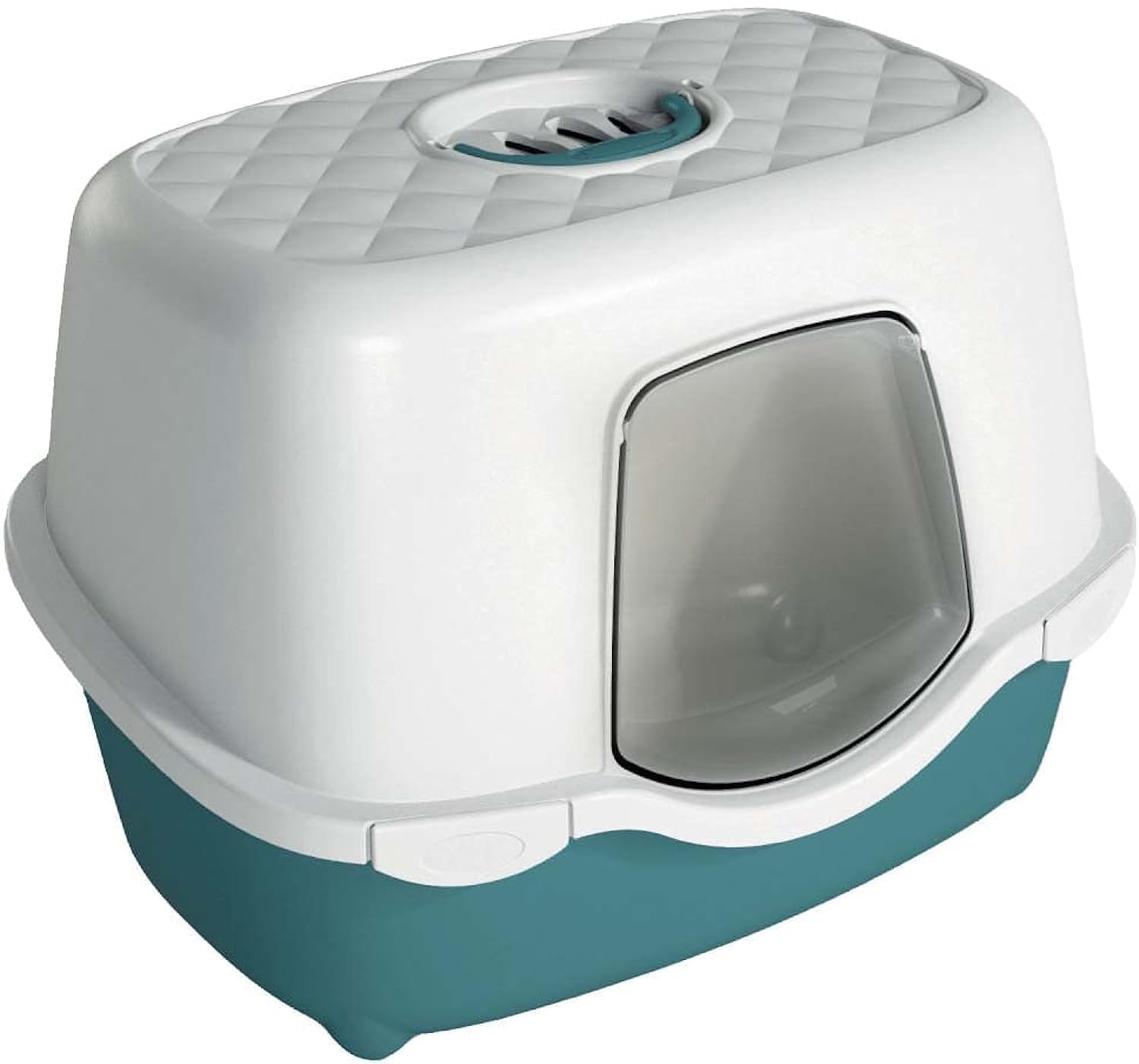 Maison de toilette pour chat pour stopper les odeurs et litière au sol