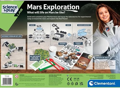 Miniatura 2 de Clementoni 61545 Science & Play Lab-NASA Marte Exploration-Educativo y científico, ciencia niños de 8 años, juguetes STEM, kit de experimentos,