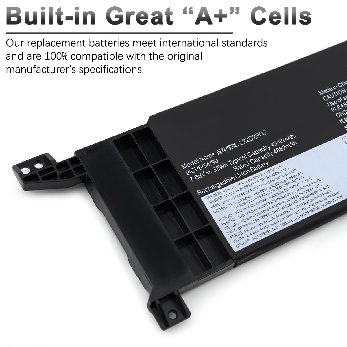 L22B2PG2 L22C2PG2 Laptop Batteria per Lenovo V14 V15 G4 AMN IAN 82YT 82YU Series L22D2PG2 L22M2PG2 5B11K24747 5B11K24746 5B11K24752 5B11K24753 7.68V