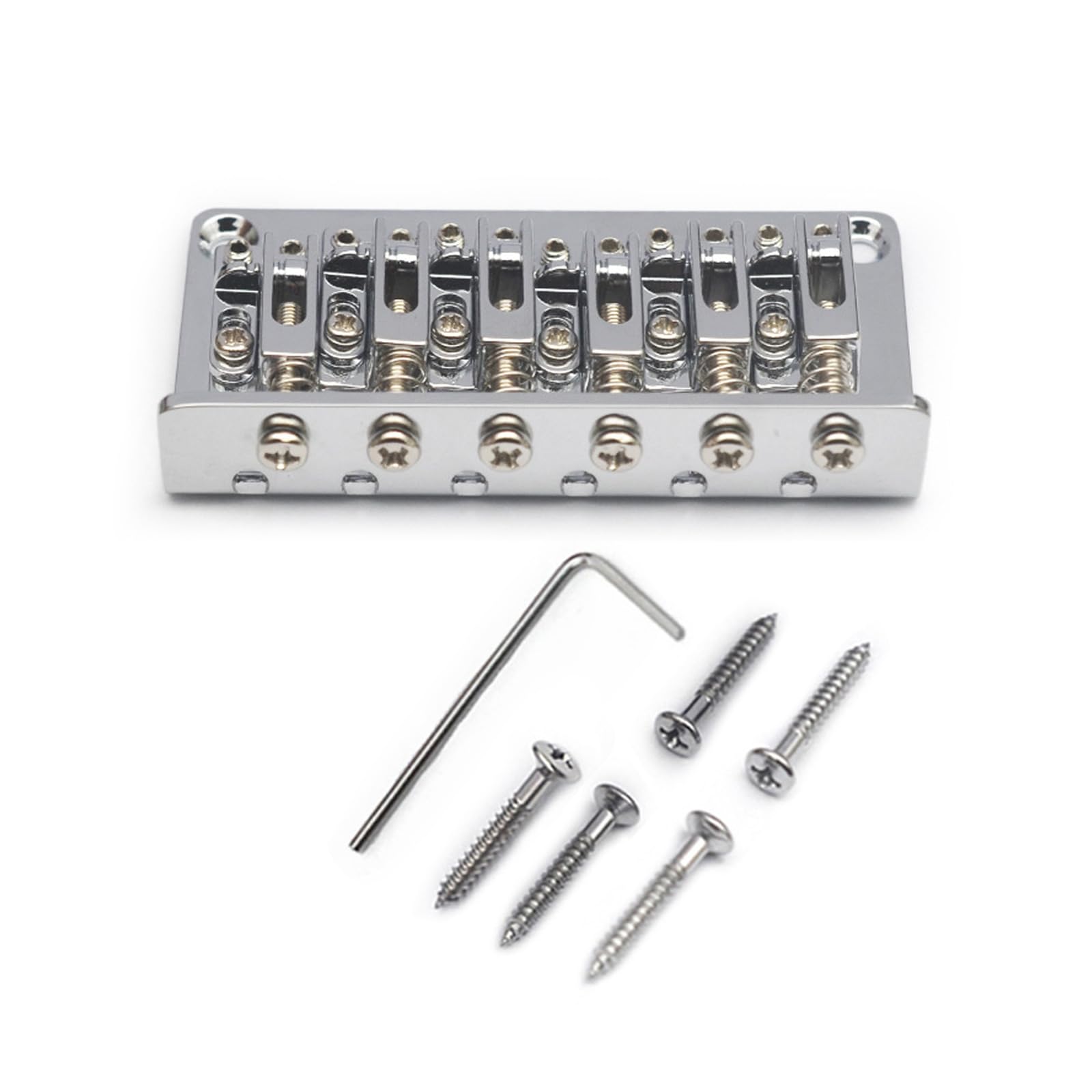 6 String Electric Bass Guitar Fixed Bridge Double Channel Alloy Guitar Hardtail Bridge Suitable For Playabilitys