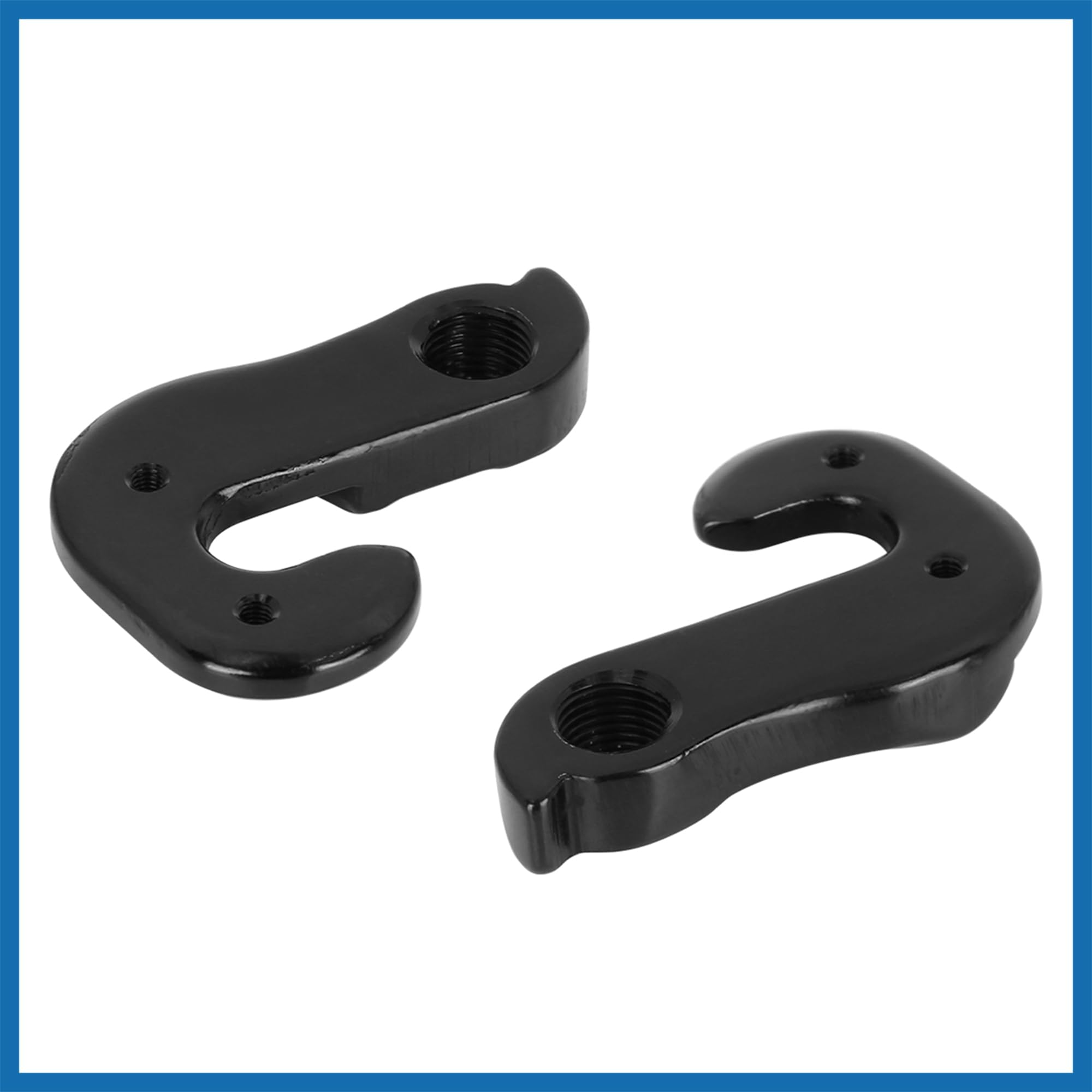 A ABSOPRO Bicicletta per Coda Gancio Posteriore Derailleur Hanger Telaio Marcia per Coda Gancio Nero Sostituzione dell'articolo