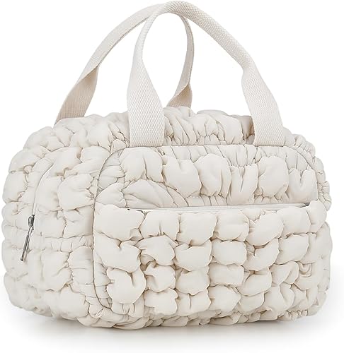 MOV COMPRA Bolsa de almuerzo para mujer, bolsas de almuerzo aisladas, lonchera hielera (beige)