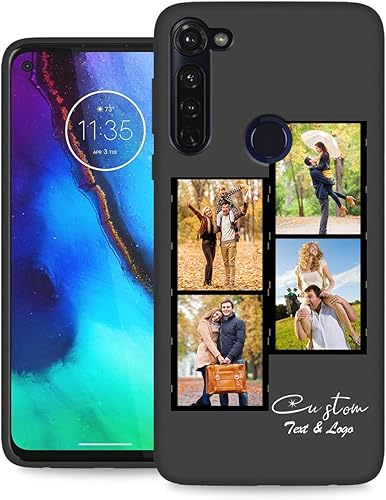 Vista 213 de Funda personalizada para Motorola Moto G Stylus 2021 con nombre de foto, texto y foto, GStylus personalizado -21 funda suave y fina (negro) de 6.8
