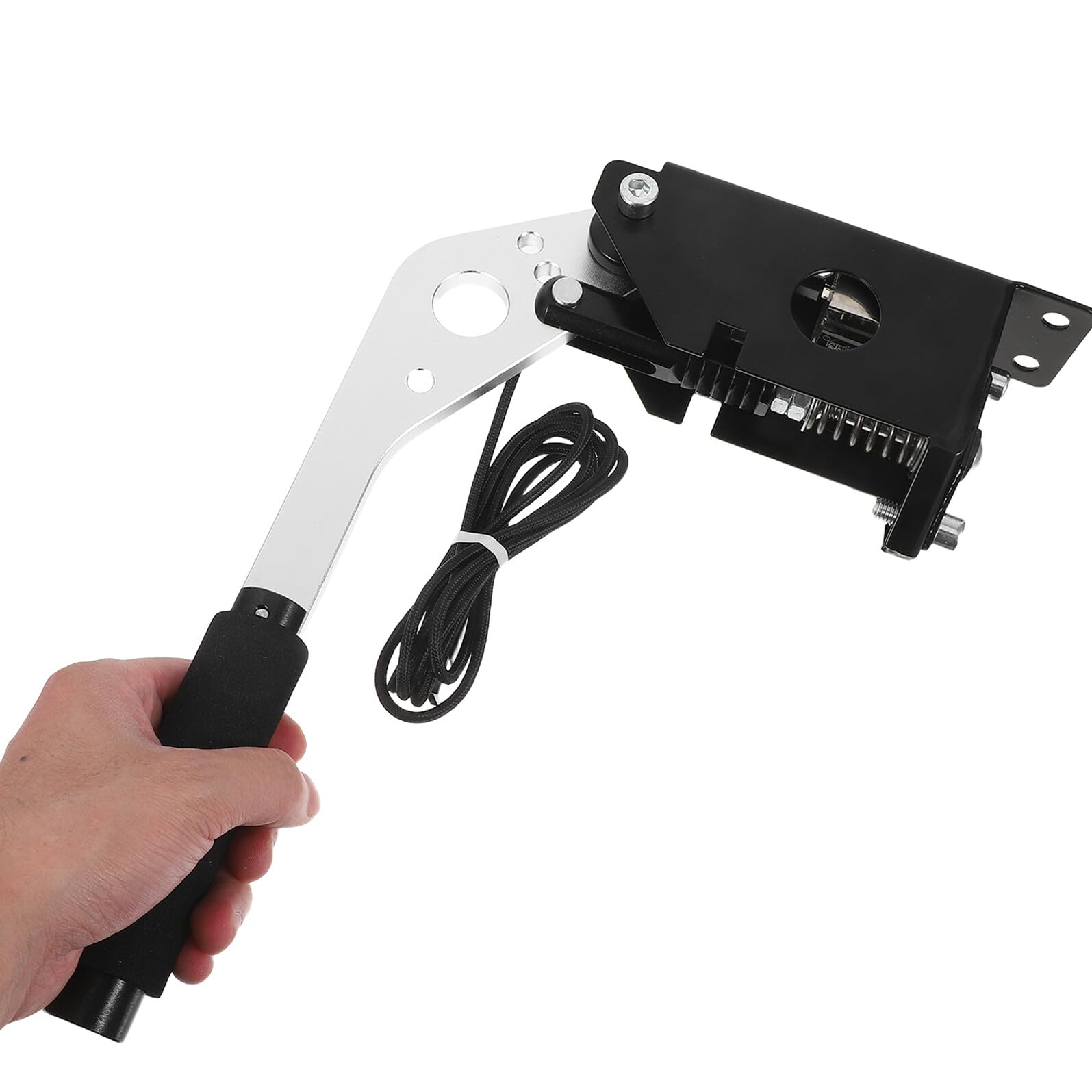 Gadpiparty Hydrauliczny Długi Drążek Ręcznego Hamulca USB Do Gier Wyścigowych Precyzyjny System Hamulca Awaryjnego Do Driftu Kompatybilna z Komputerami Win