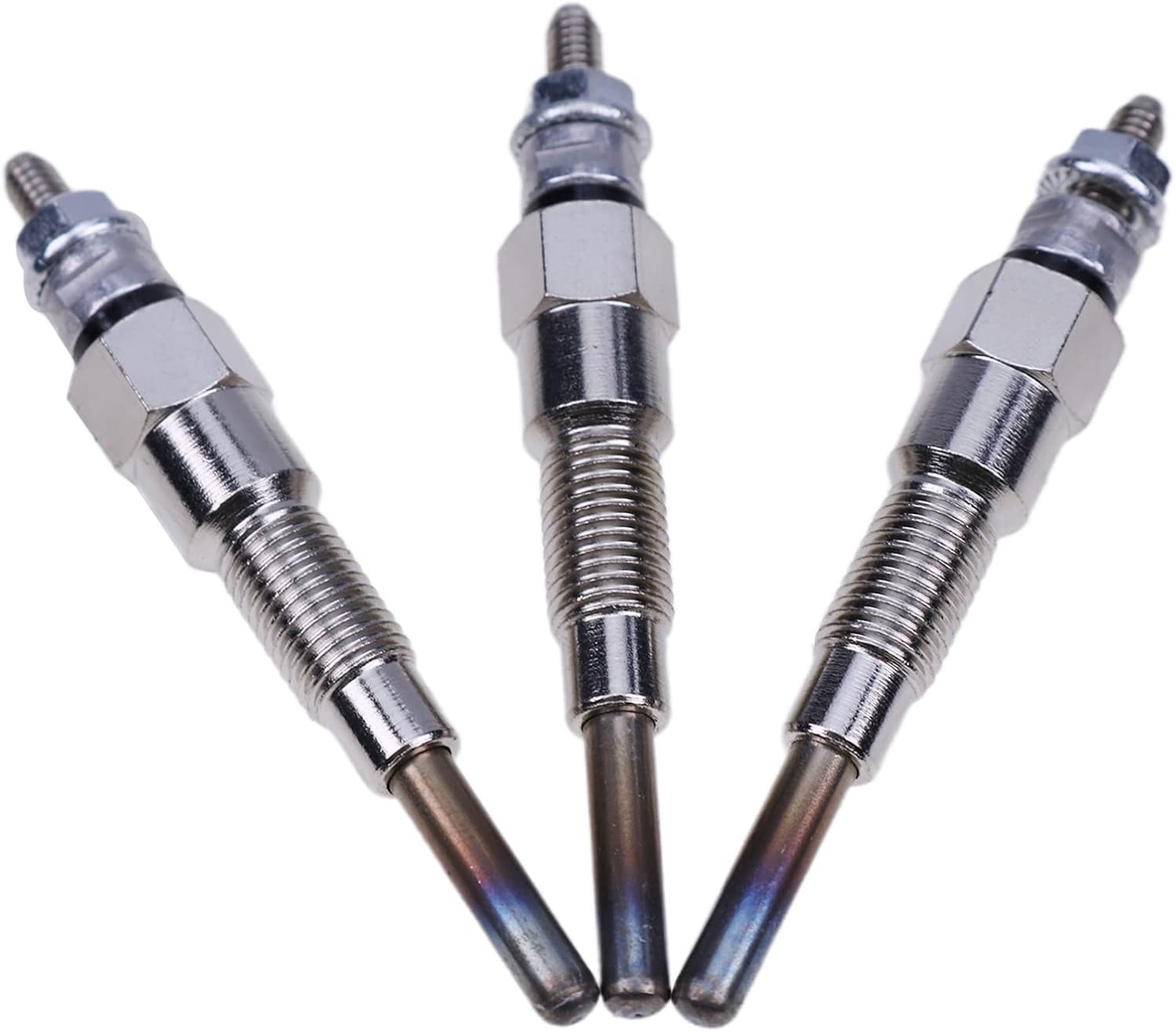 BLUESUNSOLAR 3Pcs Glow Plug 6670470 Replacement for Kubota