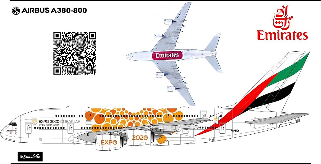 値下げAirbusA380-800EXPO2020 1/20モデルプレーン 値下げAirbusA380-800EXPO2020 1/20モデルプレーン 値下げ