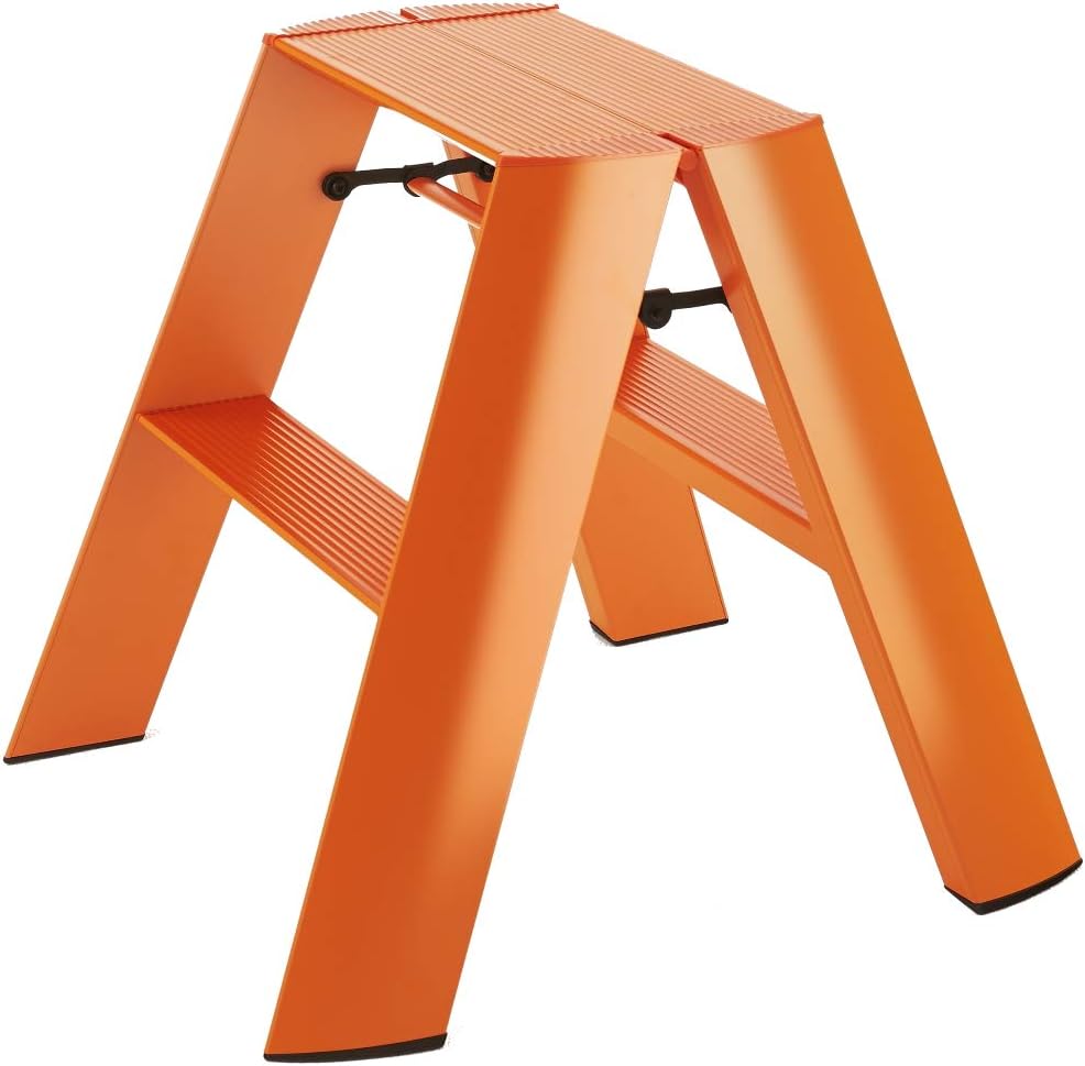 Hasegawa Lucano Step Stool, Wide 2, Orange