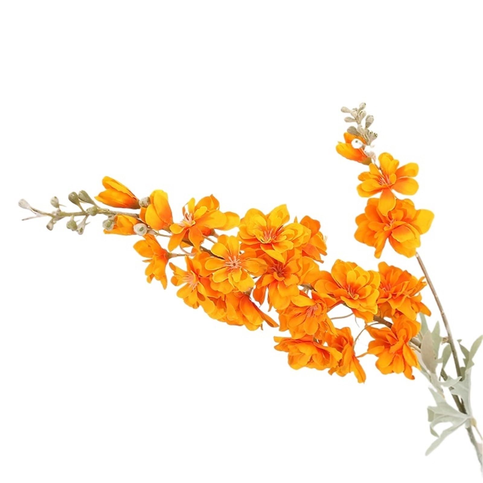 FonHNDG Artificial Flower Branches 6pcs Blue Delphinium Artificial Flowers Long Stem Larkspur For Wedding Centerpieces Floral Arrangements Home Vase Decor(Color4)