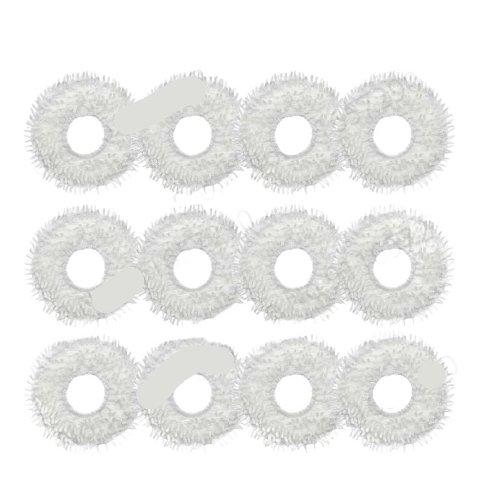 RSHECHUFBFG Mop Pad & Mop Stent Replacement Spare Parts, Compatible For Dreame Bot, W10, W10 Pro Robot Vacuum Cleaner(C)