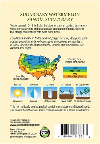 Miniatura 3 de Seeds of Change 1524 Sugar Baby Sandía, rojo