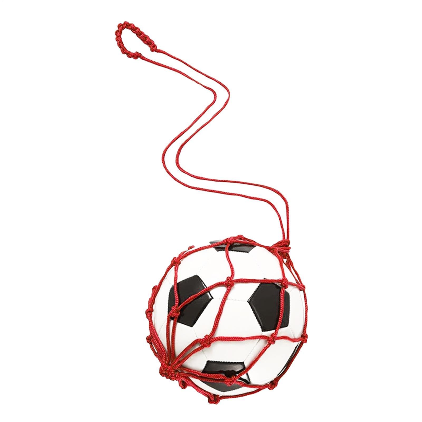 Mesh Ball Bag Nylon Drawstring 1 Ball Carrier Soccer Football Volleyball Storage Net Balls Bag Multifunctional Sports Holder